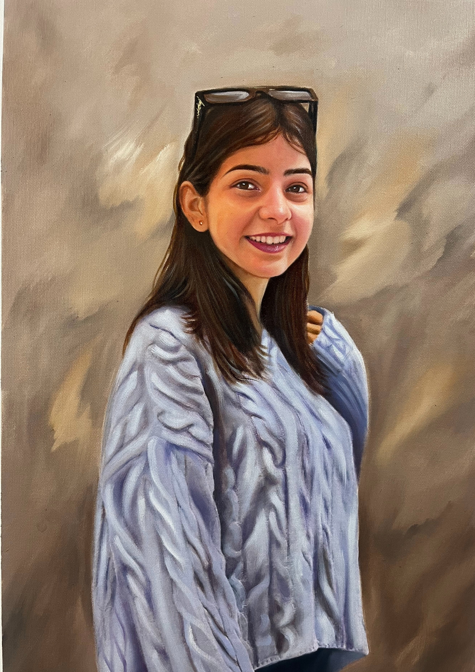 Classic Oil Painted Portrait