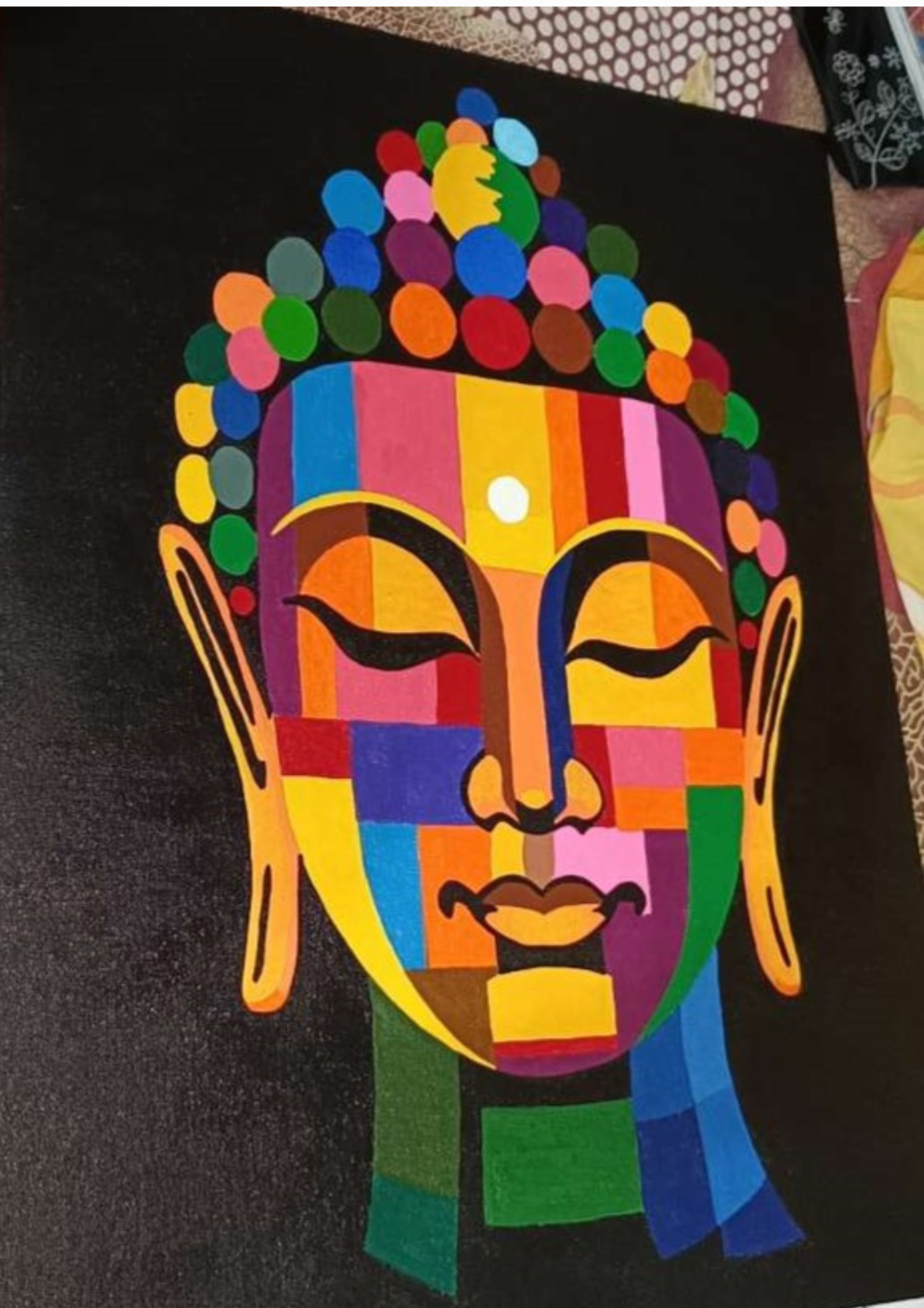 Vibrant Canvas Abstract Art